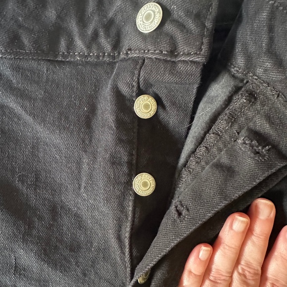 Old Navy High Rise OG Straight Cut Off Shorts - Picture 3 of 6